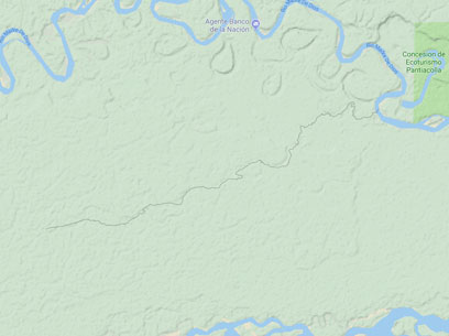 Amazon trek to creek expedition terrain map