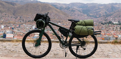 Bikerafting rig in Cusco, Peru