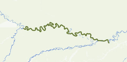 Boca Amigo Boat Route Map