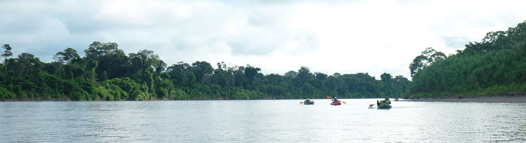 Jungle rafting tour in Peru